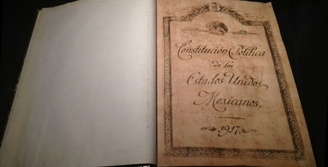 Se constituye la aprobación de la constitución política de México