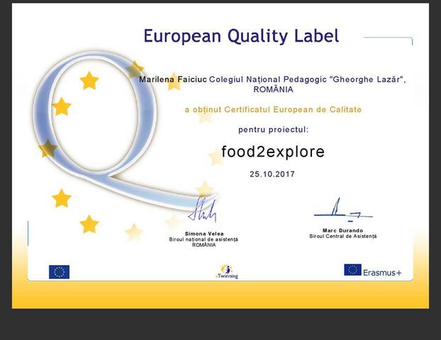 Certificate de calitate