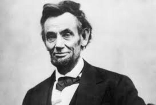 Abraham Lincoln becomes president