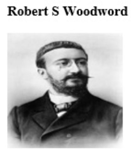 Robert S Woodword