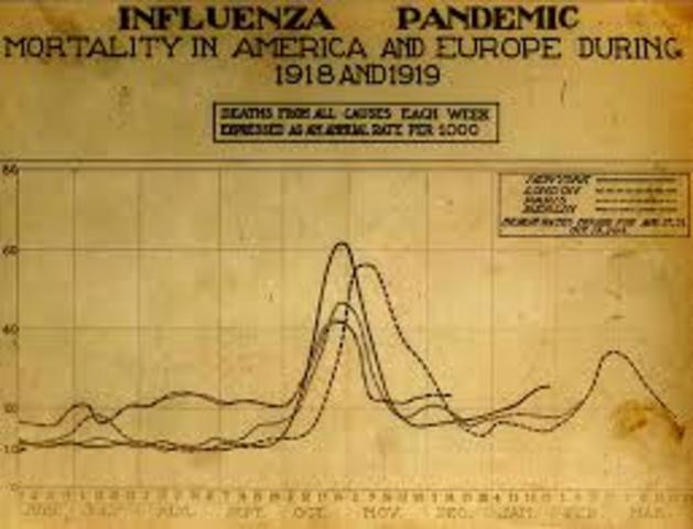 Spanish flu death toll