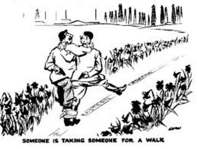 Hitler back stabs Stalin