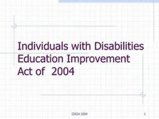Individuals with Disabilities Education Improvement Act 2004