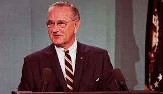 LBJ re-elected