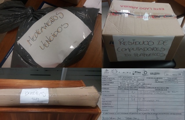 EMBALAJE DE LOS RESIDUOS ESPECIALES RECOLECTADOS, SEGÚN ESPECIFICACIONES DE CORPOBOYACÁ.