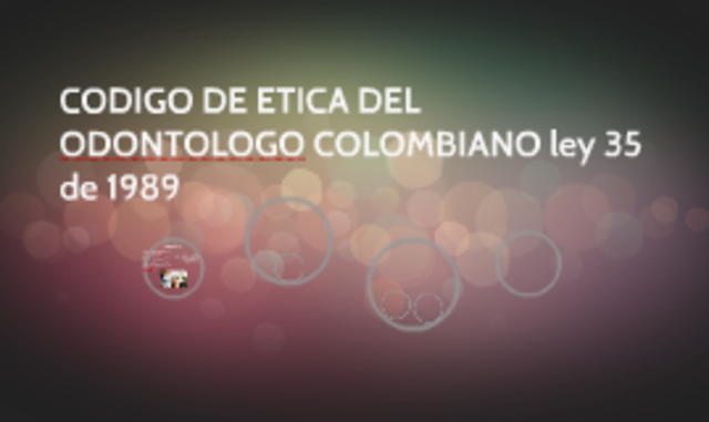 Ley 35 de 1989 (Capitulo III Artículos 23-27)