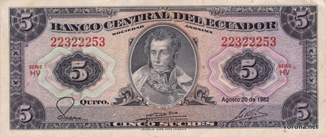 Ecuador Adopted U.S. Currency