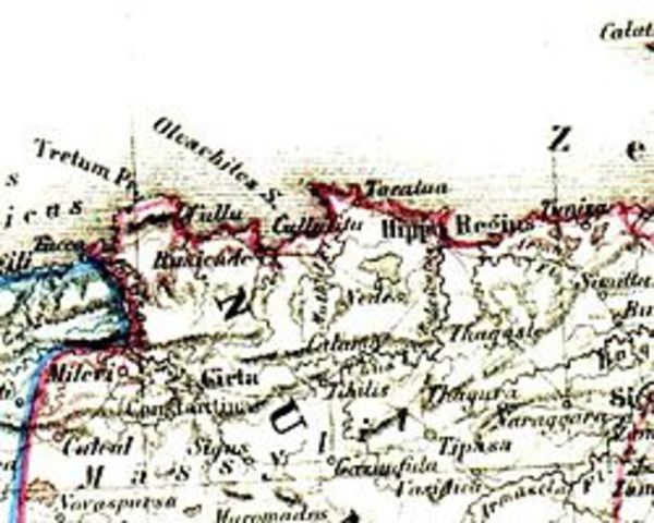 Nacimiento de San Agustín de Hipona