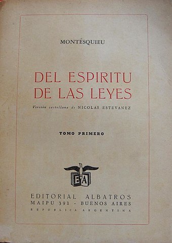 El espíritu de las leyes