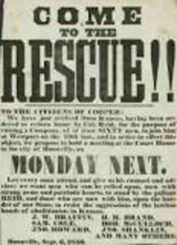 Bleeding Kansas/ Kansas Nebraska Act 1856