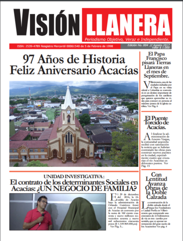 Periódico Visión Llanera