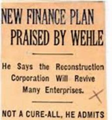 Reconstruction finance cooperation (RFC)