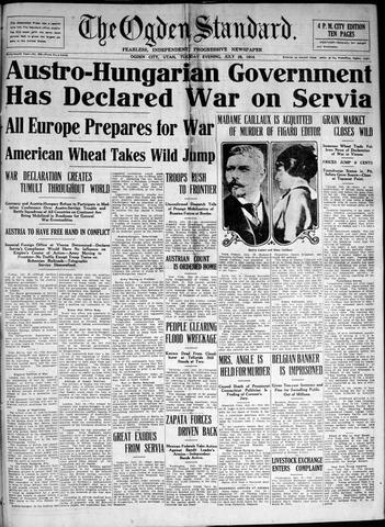 Austria-Hungary Declare War on Serbia