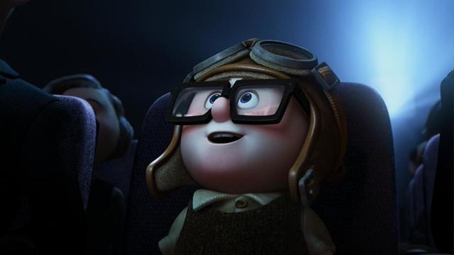 Carl Fredricksen learns about Paradise Falls