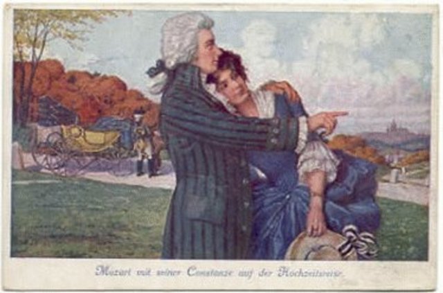 Mozart se casa con Constanze
