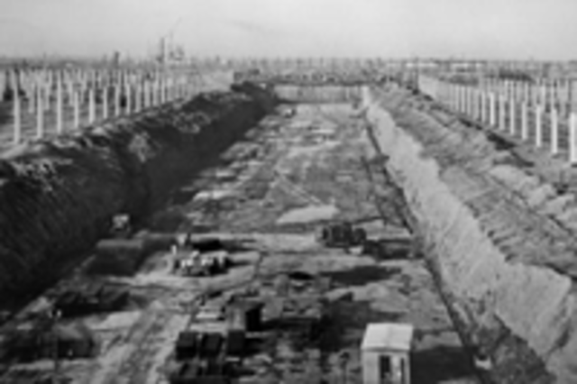 Начало строительства Волжского автомобильного завода (ВАЗ)