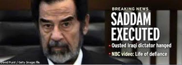 Saddam Hussein Executed