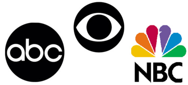 NBC,ABC Y CBS