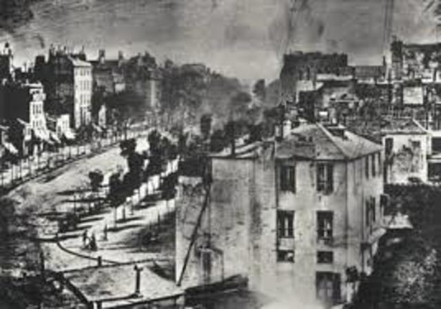 El lanzamiento se produjo de 1838 a 1839. Daguerre