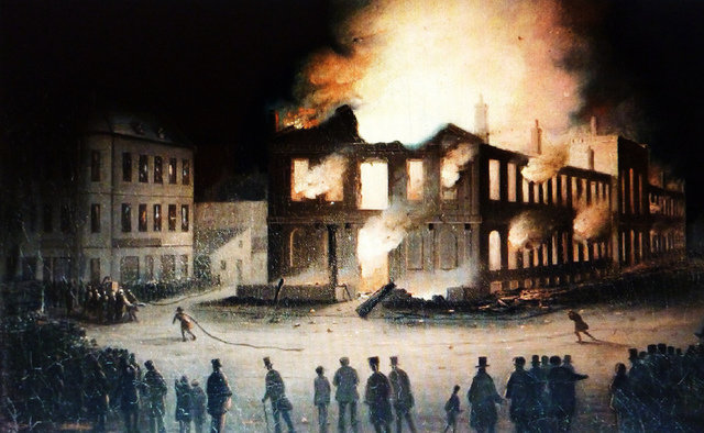 L’incendie du parlement