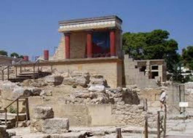 Destrucción del Palacio de Cnosos