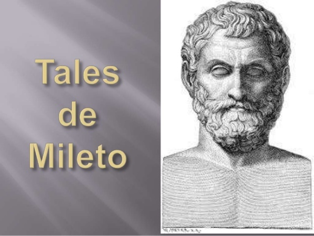 TALES DE MILETO (650 a.c - 480 a.c)
