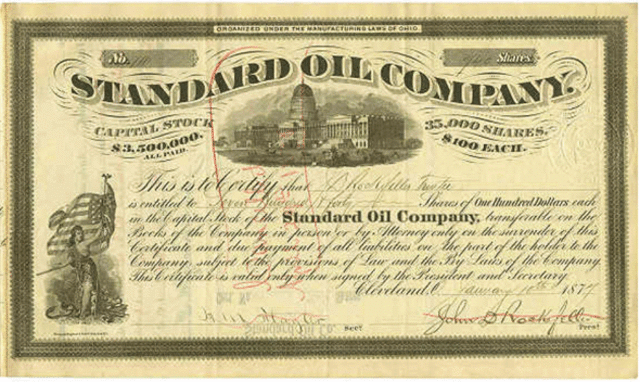 CREACION DE LA STANDARD OIL CO.
