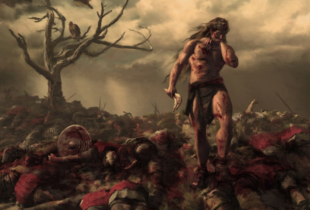 Samson is Visited by Harapha - Rising Action