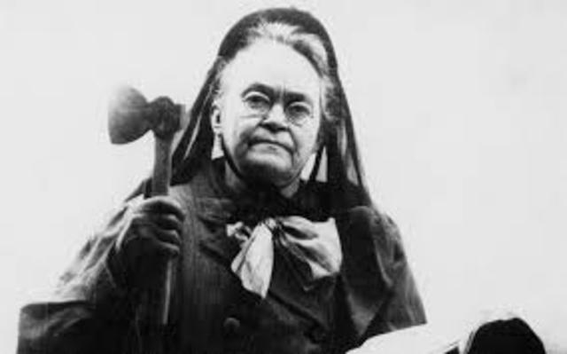 Progressive Era: Carrie A. Nation