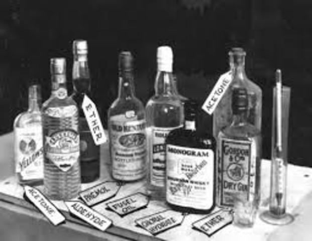 1920's: Bootlegging Alcohol