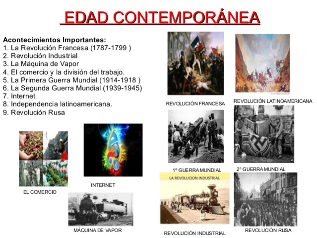 EDAD CONTEMPORANEA