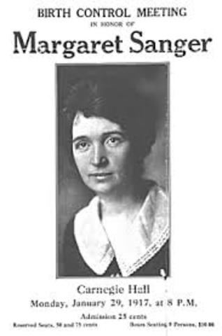 g- Margaret Sanger