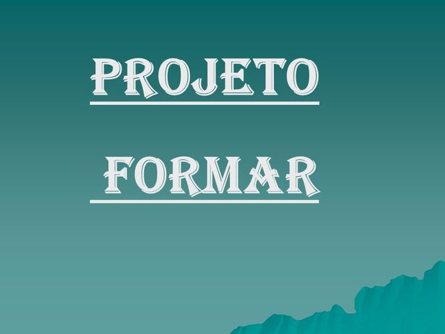 Projeto FORMAR