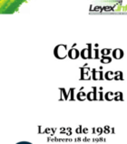 Ley 23 de 1981/ capitulo 3 articulo 34