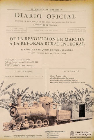 Reforma Agraria (RA)1936