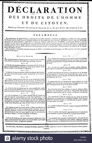 Right of man and of the citizen.