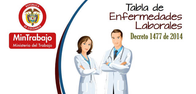 Decreto 1447 de 2014 Tabla de enfermedad laboral