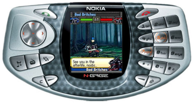 Decimo celular de la historia Nokia N-Gage