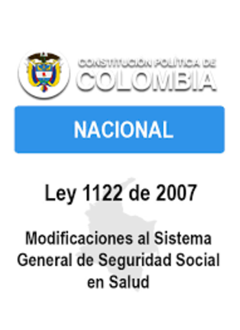 Ley 1122 del 2007