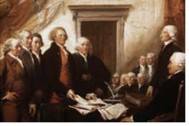 USA'a forfatning træder i kraft