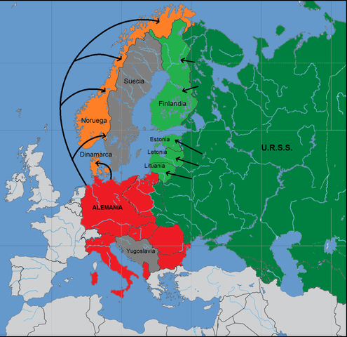Dinamarca y Noruega son atacadas
