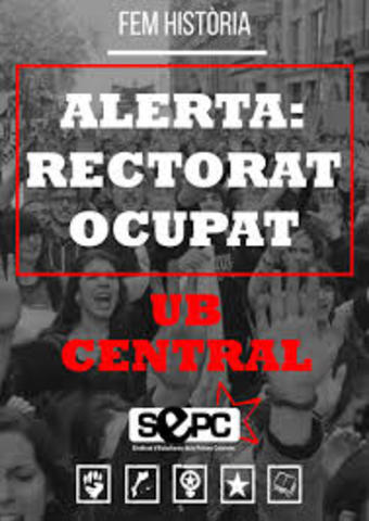 Ocupació de l'edifici històric de la UB