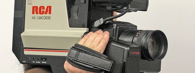 Cámara formado VHS