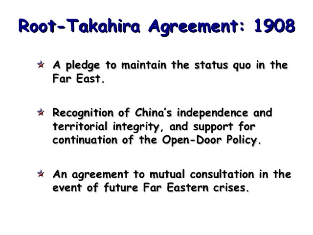 Japan:Root-Takahira Agreement
