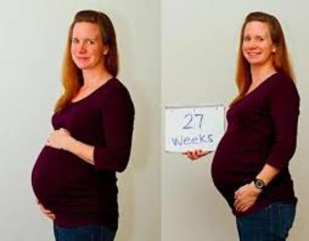 semana 27 de embarazo