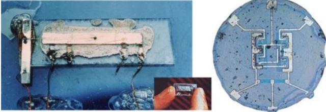 Jack Kilby de la compañía norteamericana Texas Instruments