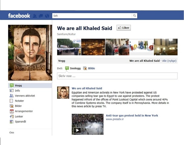 Egypt's "Facebook Revolution"