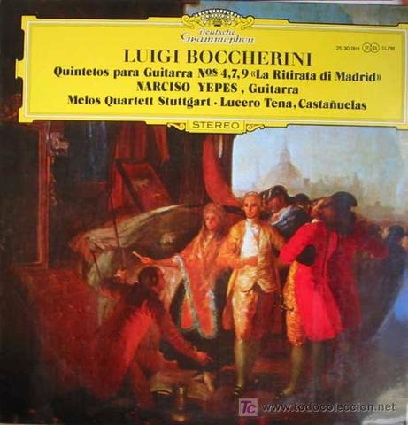 Quintetos Opus 30 de Luigi Boccherini
