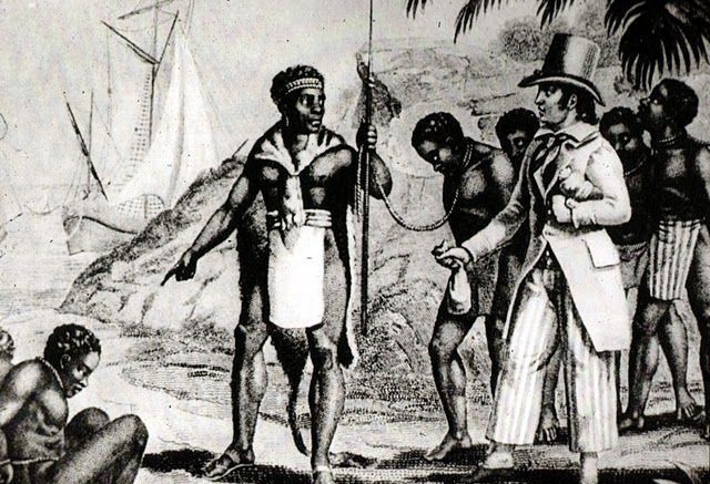 He was captured at enslaved