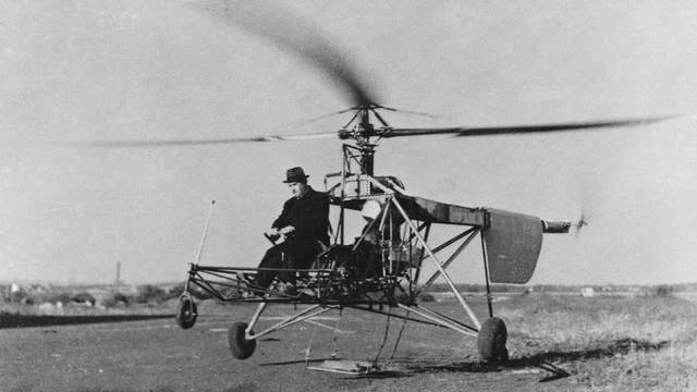 El primer helicóptero